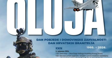 DAN POBJEDE I DOMOVINSKE ZAHVALNOSTI I DAN HRVATSKIH BRANITELJA – 31. OBLJETNICA „OLUJE“
